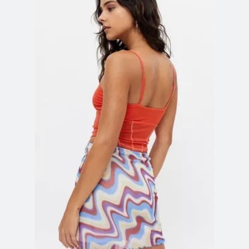 Groovy Urban Outfitters Mini Skirt - Picture 2 of 4